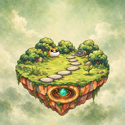 Original canonical artwork for Lore Land Deed 715